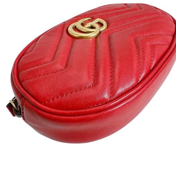 Gucci Body Bag GG Marmont Body Bag Red - Picture 6 of 15